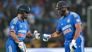 India's greatest-ever T20I partnership is recorded by Rohit Sharma and Rinku Singh: Stats