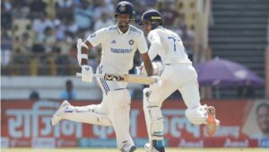 Third Test: India takes the lead against England thanks to Ton-up Jaiswal